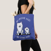 Amerikaanse Eskimo Tote Bag (Dichtbij)