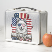 Amerikaanse Eskimo Vader Patriottische Vintage Hon (In situ)