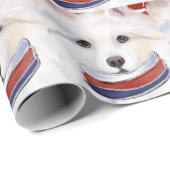 Amerikaanse Eskimohond Cadeaupapier (Rol Hoek)