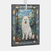 Amerikaanse Eskimohond Glas Ornament (Voorkant Rechts)