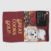 Amerikaanse Eskimohond Golfhanddoek (Horizontaal)