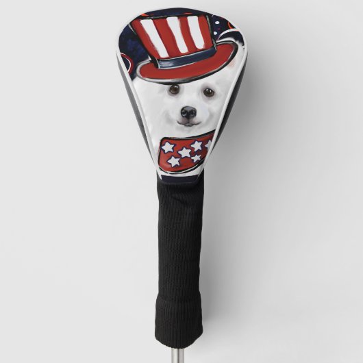 Amerikaanse Eskimohond  Golfheadcover (Voorkant)