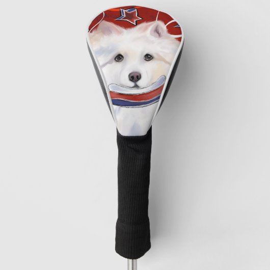 Amerikaanse Eskimohond  Golfheadcover (Voorkant)