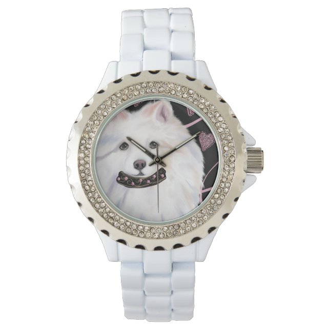 Amerikaanse Eskimohond  Horloge (Voorkant)