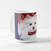 Amerikaanse Eskimohond Koffiemok (Voorkant links)
