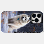 Amerikaanse Eskimohond Laat het sneeuwen Kerstmis Case-Mate iPhone Case (Achterkant (horizontaal))