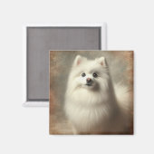 Amerikaanse Eskimohond Magneet (Voorkant / Achterkant)