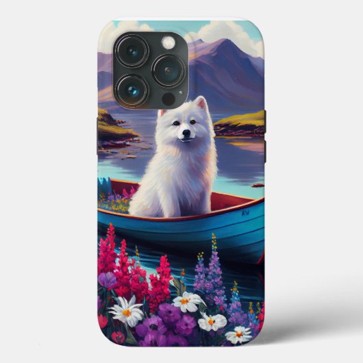 Amerikaanse Eskimohond op Peddel: Een Schitterend  Case-Mate iPhone Case (Achterkant)
