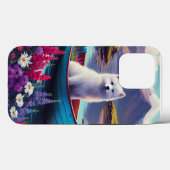 Amerikaanse Eskimohond op Peddel: Een Schitterend  Case-Mate iPhone Case (Achterkant (horizontaal))