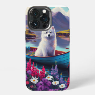 Amerikaanse Eskimohond op Peddel: Een Schitterend iPhone 13 Pro Hoesje