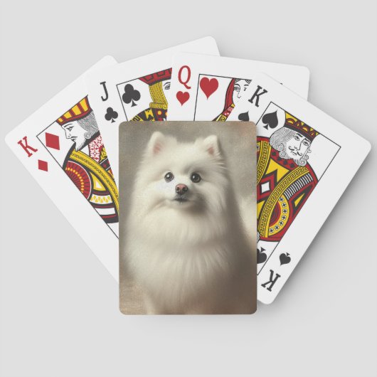 Amerikaanse Eskimohond Pokerkaarten (Achterkant)