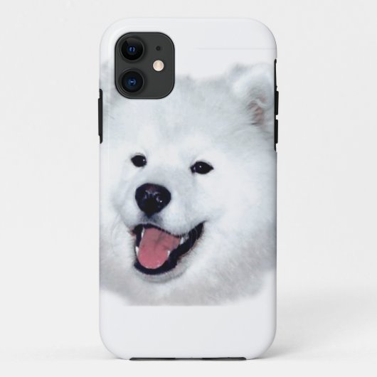 Amerikaanse Eskimohond Portret Case-Mate iPhone Case (Achterkant)