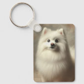 Amerikaanse Eskimohond Sleutelhanger (Voorkant)