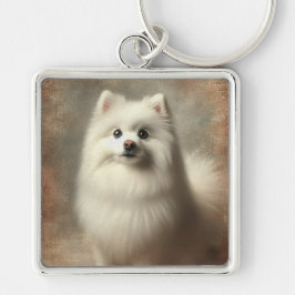 Amerikaanse Eskimohond Sleutelhanger