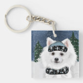 Amerikaanse Eskimohond  Sleutelhanger (voorkant)