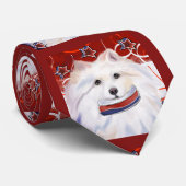 Amerikaanse Eskimohond  Stropdas (Opgerold)