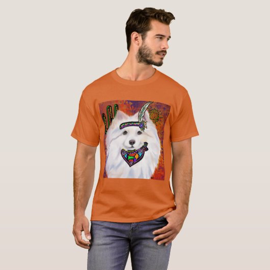 Amerikaanse Eskimohond  T-shirt (Voorkant volledig)