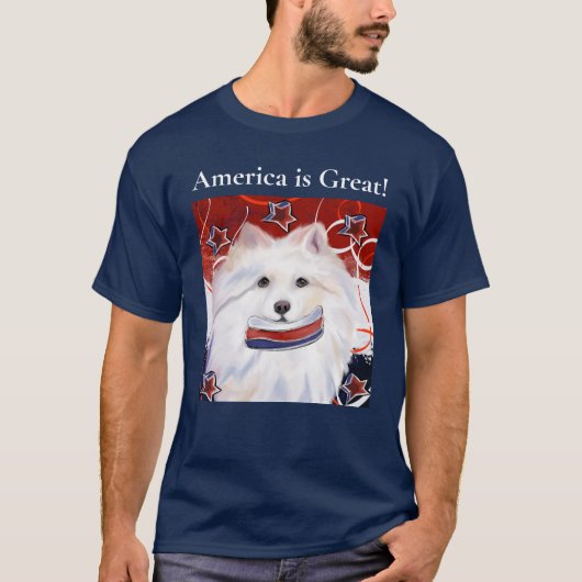 Amerikaanse Eskimohond  T-shirt (Voorkant)