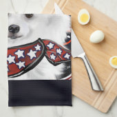 Amerikaanse Eskimohond  Theedoek (Quarter Fold)