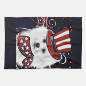 Amerikaanse Eskimohond  Theedoek (Horizontaal)