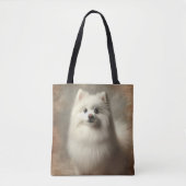 Amerikaanse Eskimohond Tote Bag (Voorkant)