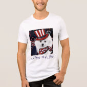 Amerikaanse Eskimohond  Tri-Blend Shirt (Voorkant)