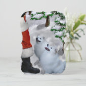 Amerikaanse EskimoKerstkaarten Feestdagenkaart (Staand voorkant)