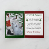 Amerikaanse EskimoKerstmis van de Hond Feestdagen Kaart (Binnen)