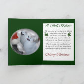 Amerikaanse EskimoKerstmis van de Hond Feestdagen Kaart (Binnen)