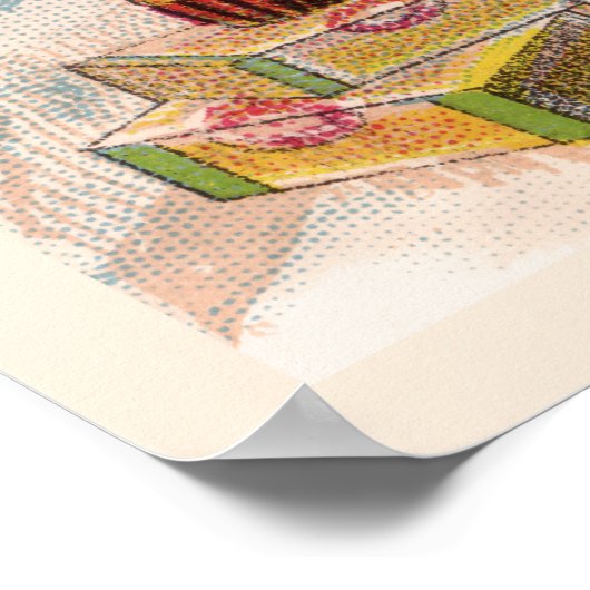 Amerikaanse Expo met Border Poster (Hoek)