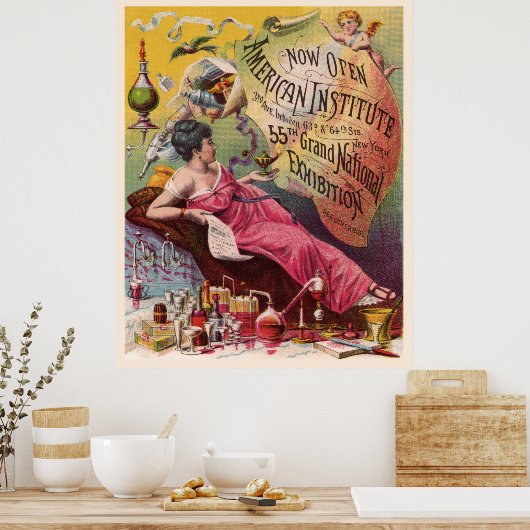 Amerikaanse Expo met Border Poster (Keuken)