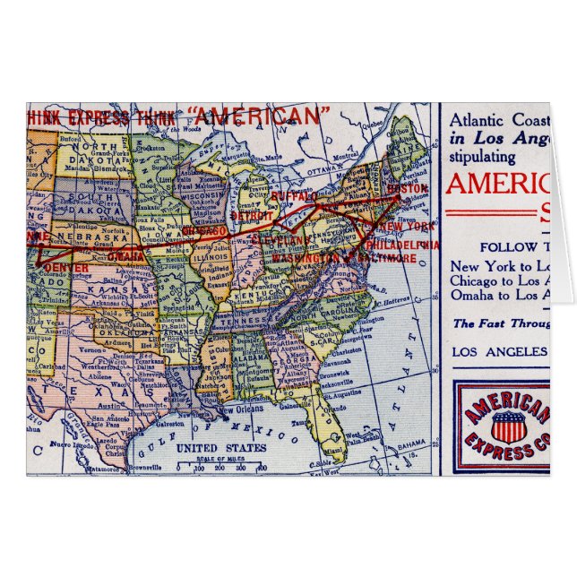 AMERIKAANSE EXPRESS SHIPPING (Voorkant Horizontaal)