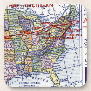 AMERIKAANSE EXPRESS SHIPPING DRANKJES ONDERZETTER