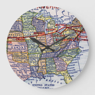 AMERIKAANSE EXPRESS SHIPPING GROTE KLOK