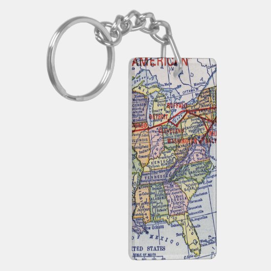 AMERIKAANSE EXPRESS SHIPPING SLEUTELHANGER (Voorkant Links)