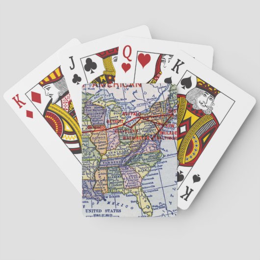 AMERIKAANSE EXPRESS SHIPPING SPEELKAARTEN (Achterkant)