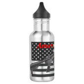 Amerikaanse favoriete riffel Verenigde Staten Vlag Waterfles (Links)
