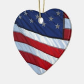 Amerikaanse feestdag keramisch ornament (Links)