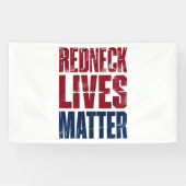 Amerikaanse Feestdag Redneck Kwestie 4 juli VS Spandoek (Horizontaal)
