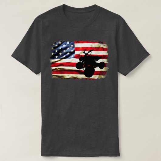  Amerikaanse fiets 4 fiets T-shirt (Design voorkant)