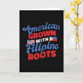 Amerikaanse filipino kaart (Gele Bloem)