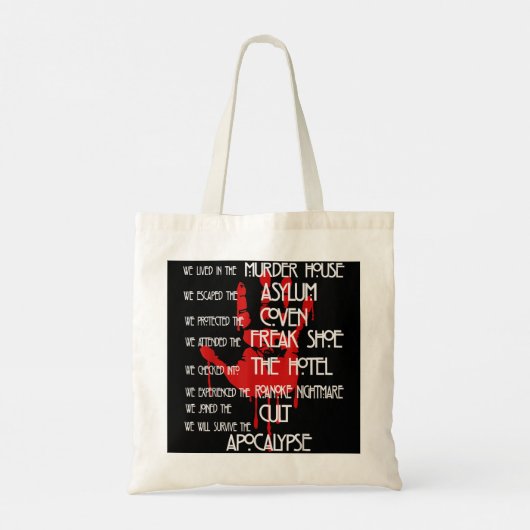 amerikaanse films horror verhaal halloween tote bag (Achterkant)