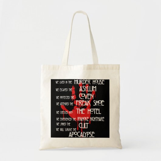 amerikaanse films horror verhaal halloween tote bag (Voorkant)
