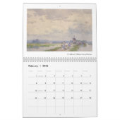 Amerikaanse Fine Art Waterverf Europe Schilderijen Kalender (Feb 2026)