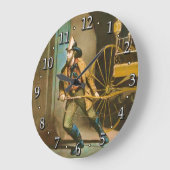 Amerikaanse Firefighter Style 2-klok Grote Klok (Hoek)