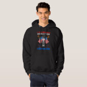 Amerikaanse Fireworks Director als ik u de 4de van Hoodie (Voorkant volledig)