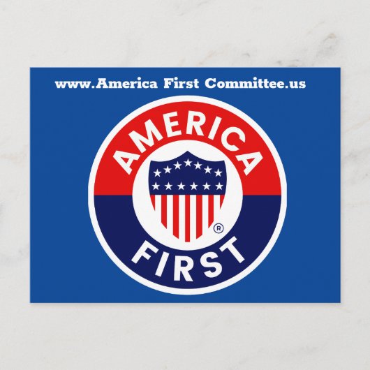 Amerikaanse First Committee Briefkaart (Voorkant)