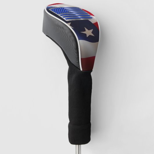 Amerikaanse first responder golfheadcover (Schuin)