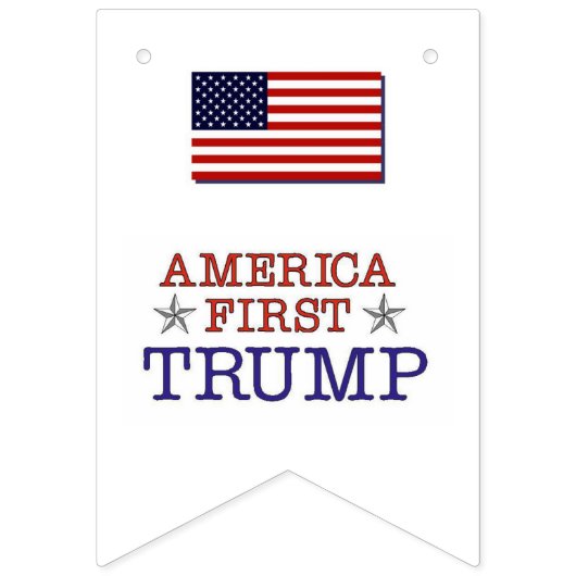 Amerikaanse First Trump Banner Flags (Tweede vlag)