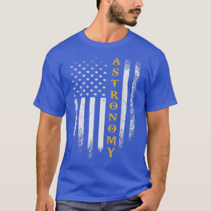 -Amerikaanse Flag Astronomy Space Science Gala T-shirt